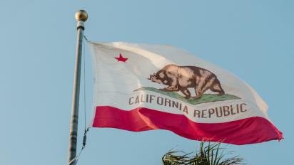 California state flag.
