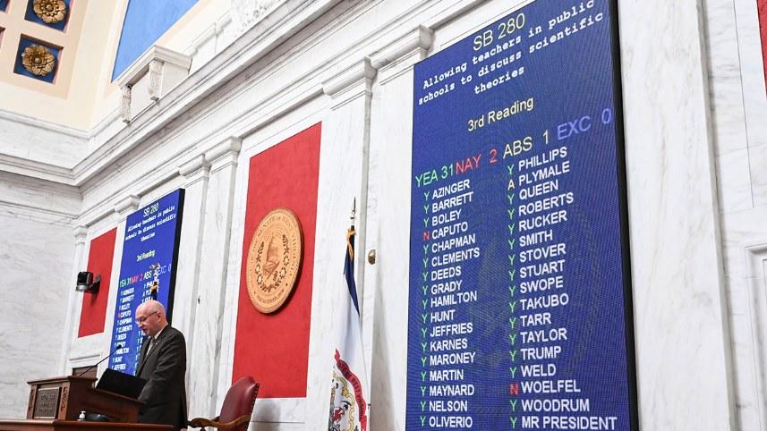 West Virginia Senate vote on SB 280.